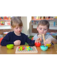 Wooden Fine Motor Pattern Balls Wooden Fine Motor Pattern Balls